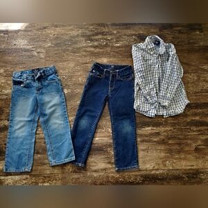 5T Gap & Lucky Brand Jeans & Dress Shirt